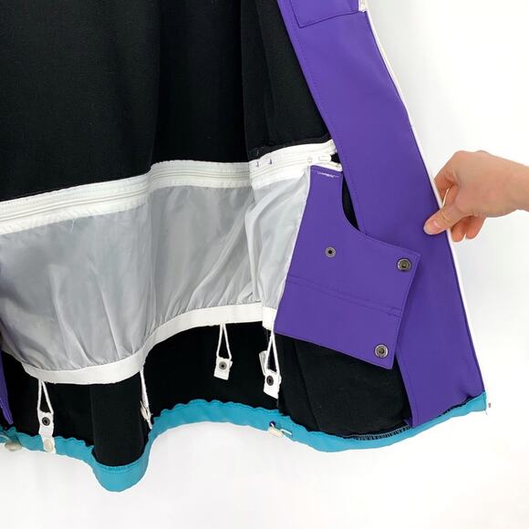 NEFF Daily Softshell Jacket Teal Blue Purple M - Picture 9 of 15